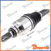Demi-Arbre de Transmission MTM droite pour CITROEN | NPW-CT-161, 150ST93